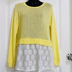 Anthropologie Clu + Willoughby Pullover Small